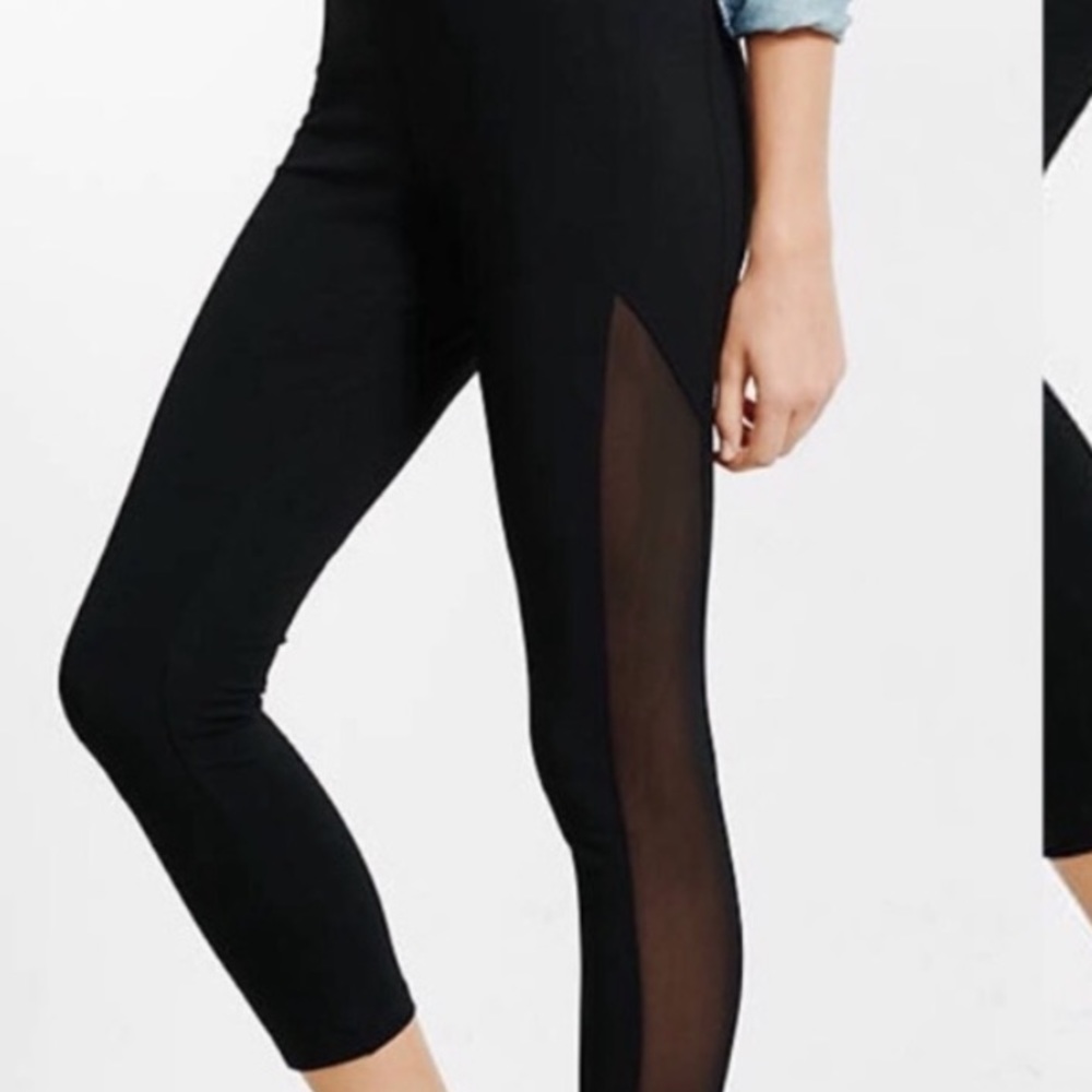 Express side mesh leggings
